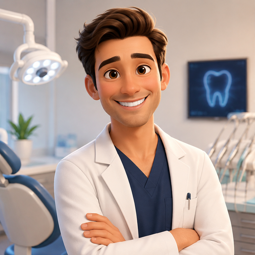 Stock portrait — Dr. Parag Gangurde at the clinic